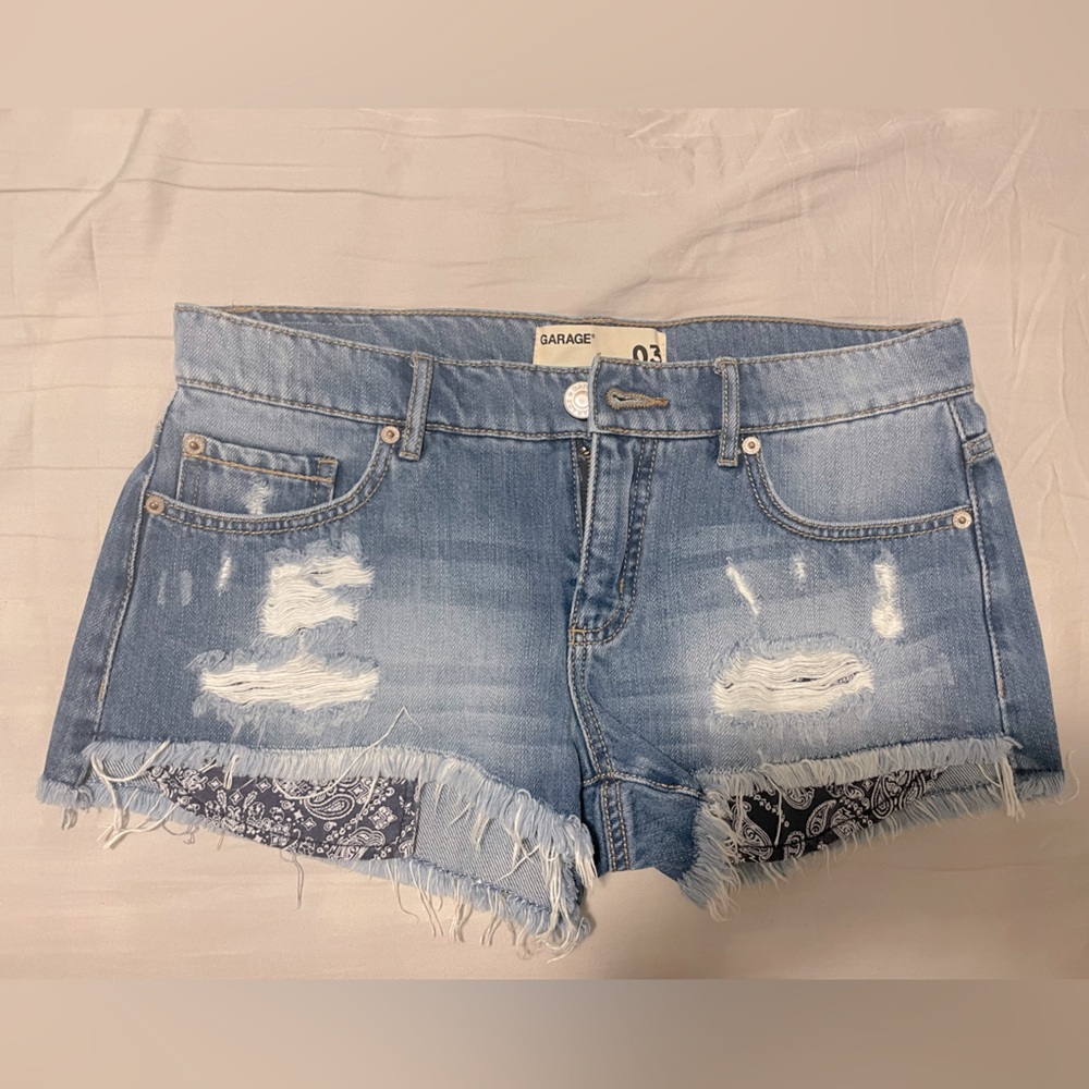 Garage denim short
